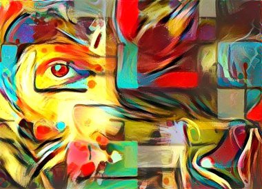 Renkli Soyut Sanat. 3B görüntüleme