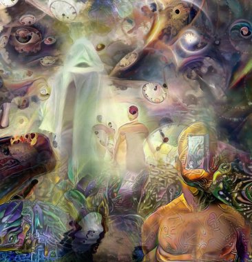 Kasırga New York İllüstrasyon Sanatı