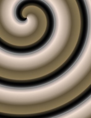 Girdap soyut sanat. 3B görüntüleme