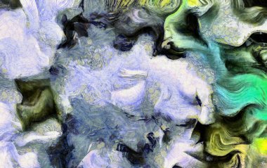 Tuvale resim yapmak. Pastel renklerde soyut arkaplan