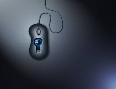 PC fare konsepti. 3B görüntüleme