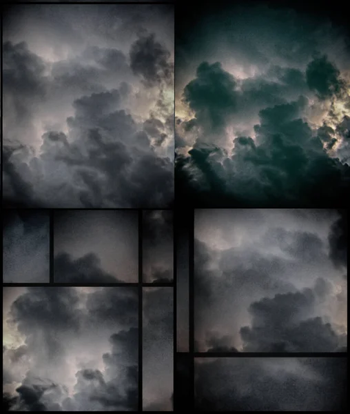 Fondo Abstracto Con Nubes —  Fotos de Stock
