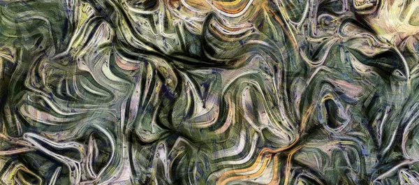 色の動きの流体ライン 抽象的な背景 3Dレンダリング — ストック写真