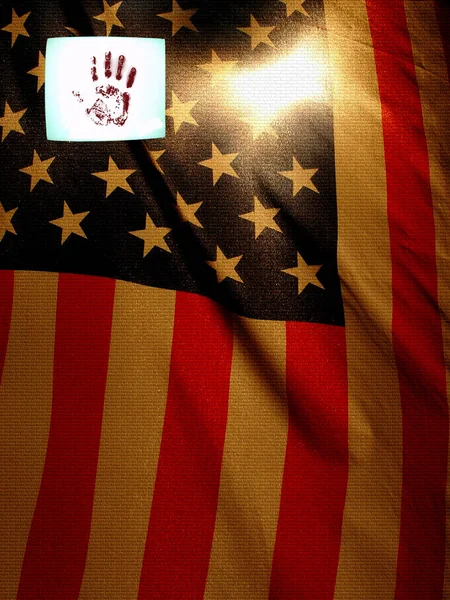 Concept Art Based Flag — Stock Photo, Image