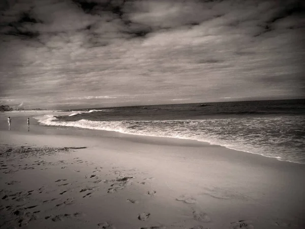 Playa Del Océano Arenoso Renderizado — Foto de Stock