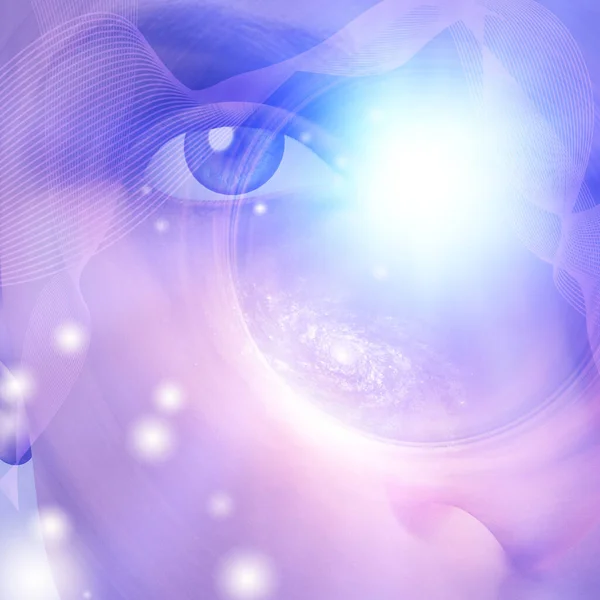 Kobiece Oko Wszechświecie Renderowanie — Zdjęcie stockowe