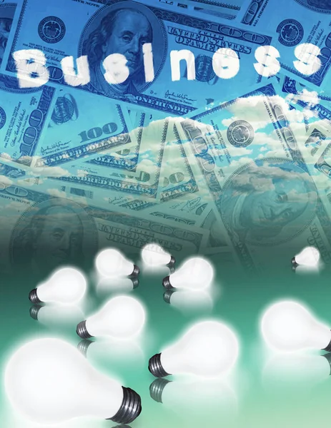 Business Ideas Money Rendering — Stock Photo, Image