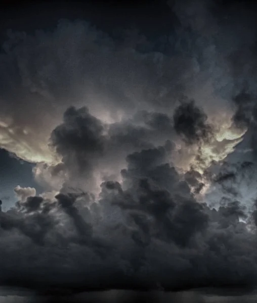 Nuages Dans Ciel Rendu — Photo