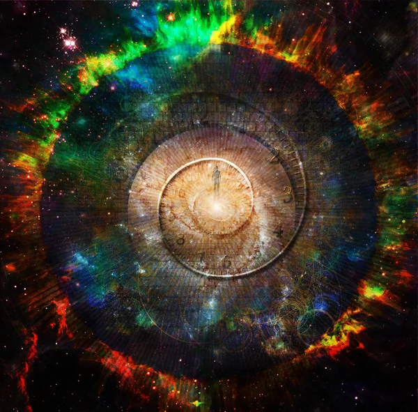 Der Weg Die Ewigkeit Die Seele Des Menschen Universum — Stockfoto
