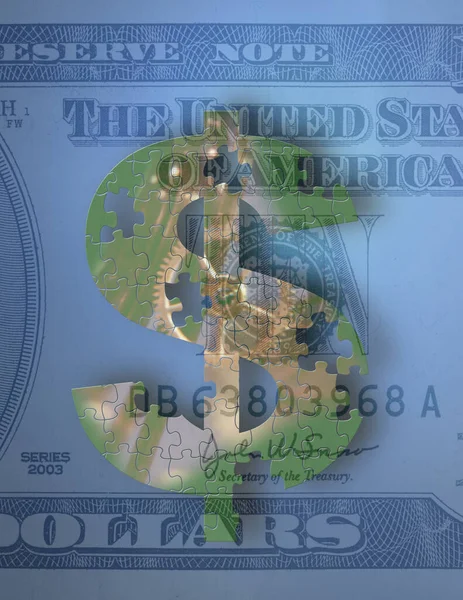 Dollars Concept Rendering — Stock Photo, Image