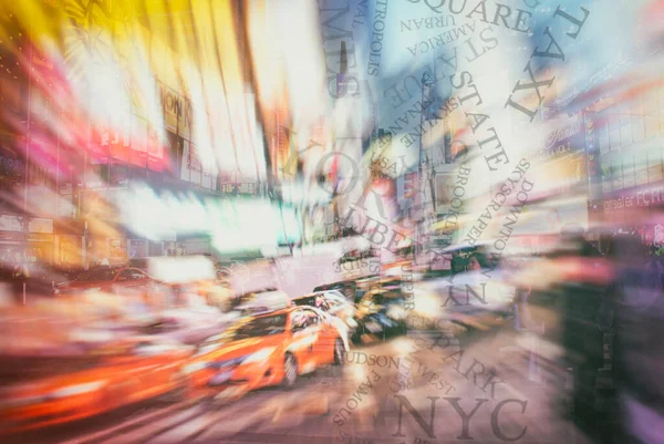 Nyc Times Square Renderizado — Foto de Stock