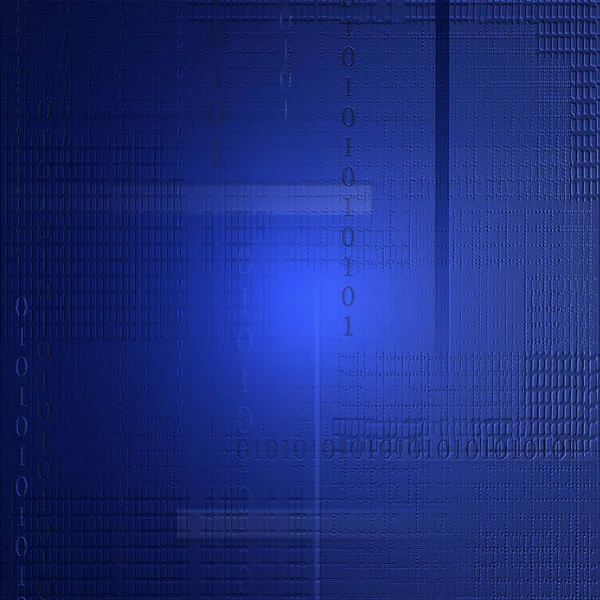 Binary Code Background Rendering — Stock Photo, Image