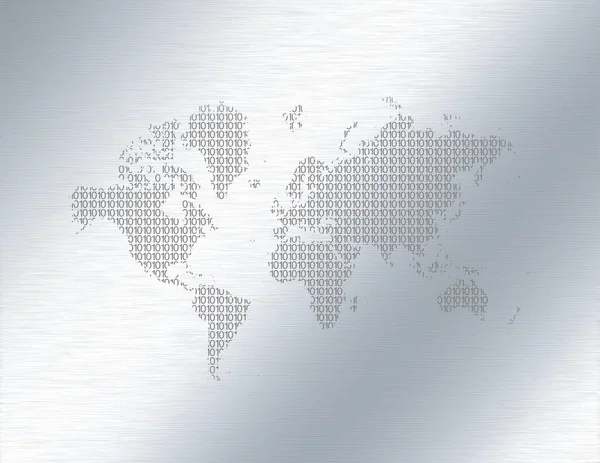 Hintergrund Weltkarte Rendering — Stockfoto