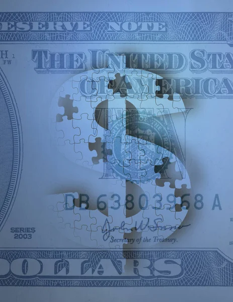 Концепция Американских Долларов Рендеринг — стоковое фото