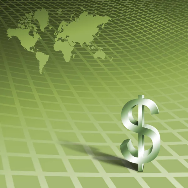 世界通貨の背景 3Dレンダリング — ストック写真