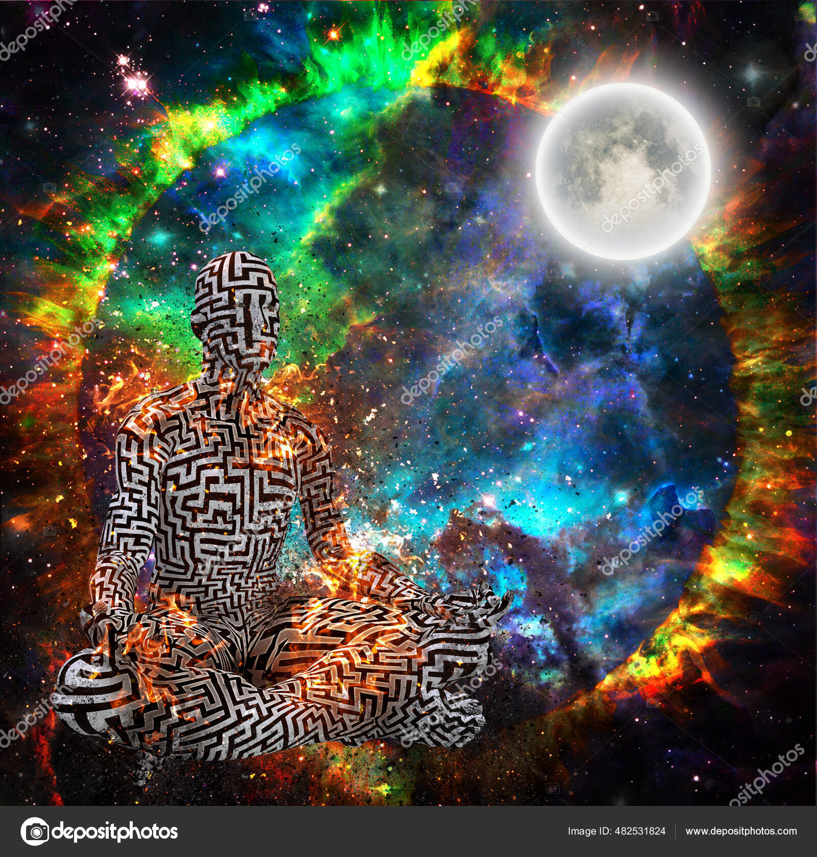 trippy outer space backgrounds