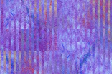 Mor memelerle modern soyut. 3B görüntüleme