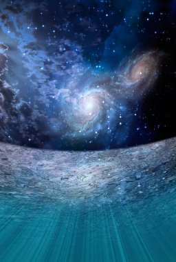 Suyun altından bak. 3B görüntüleme