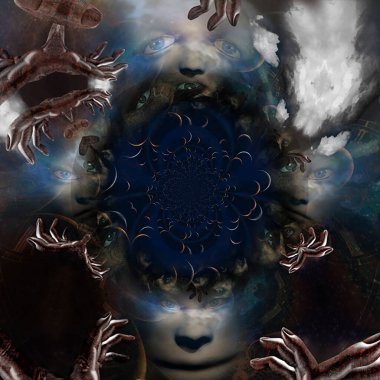 Deliliğin girdabı. 3B görüntüleme