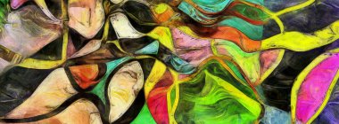 Dönen Şekiller, Renkler ve Çizgiler