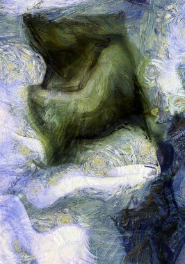 Tuvale resim yapmak. Pastel renklerde soyut arkaplan