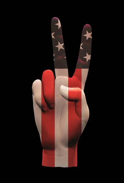 美国和平协定 3D渲染 — 图库照片
