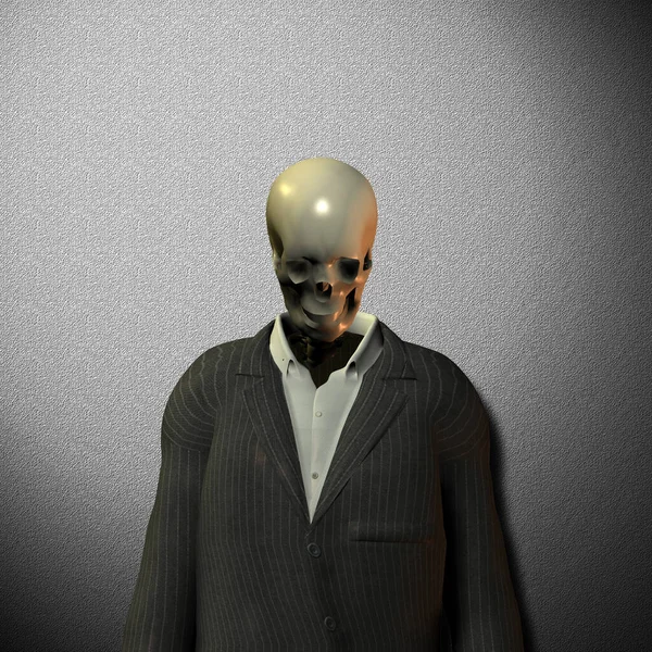 Skelett Kostym Rendering — Stockfoto