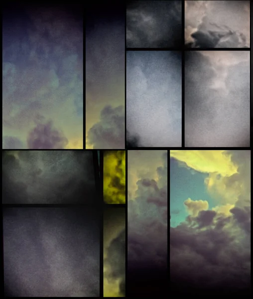 Ambiente Abstrato Fundo Paisagem Nublada — Fotografia de Stock