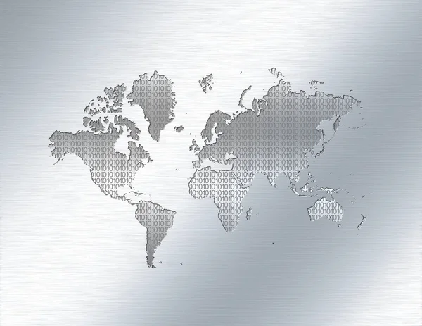 World Map Background Rendering — Stock Photo, Image
