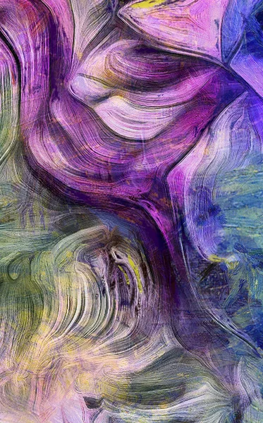 Snurrande Färg Abstrakt Lila Färger Rendering — Stockfoto