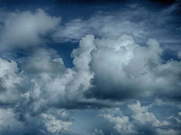 Nuvens Céu Renderização — Fotografia de Stock