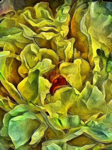 Tender Flowers Abstract Rendering — Stock Photo, Image