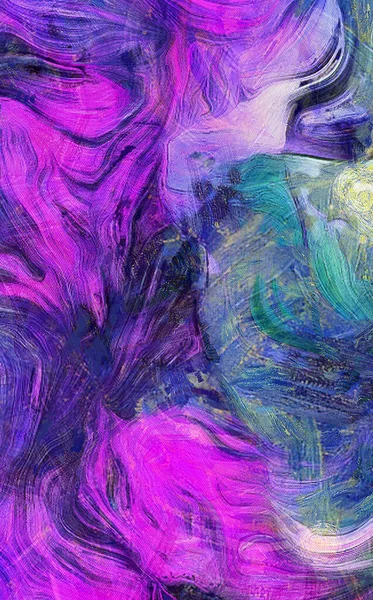 Красота Резюме Фиолетовые Цвета Рендеринг — стоковое фото