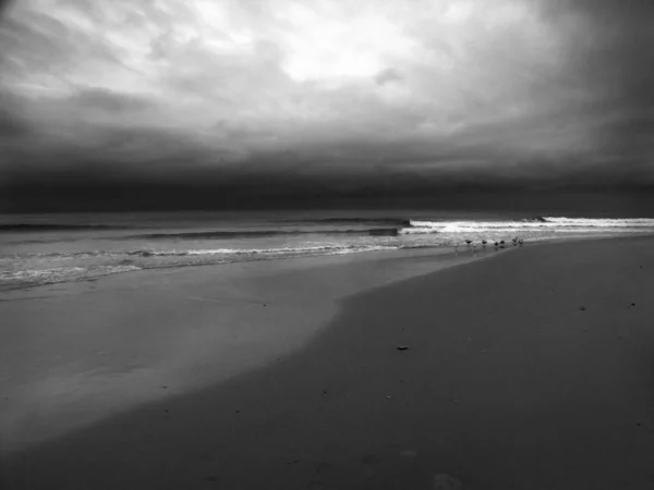 View Sandy Beach Sea — Stock Photo, Image