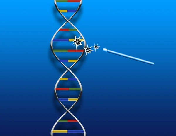 Dna Modificatie Sci Samenstelling — Stockfoto