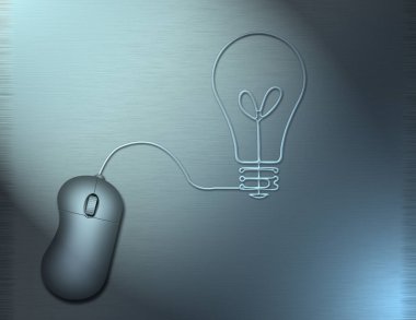 PC fare konsepti. 3B görüntüleme