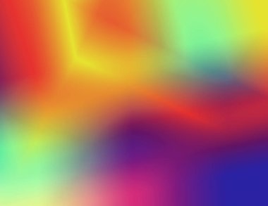 Canlı renklerde modern soyut. 3B görüntüleme