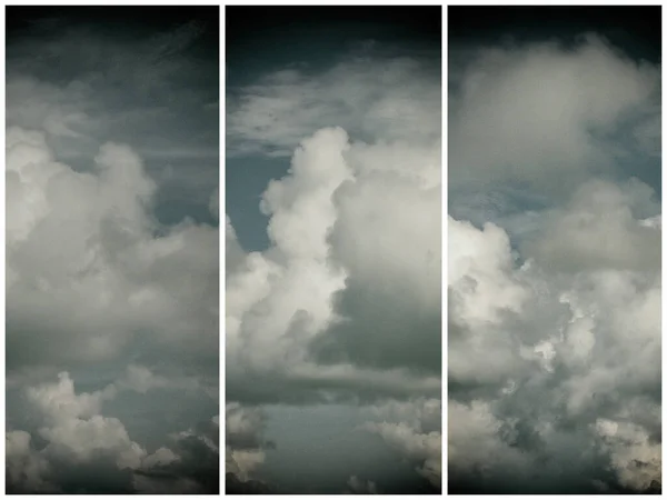 空の雲 3Dレンダリング — ストック写真