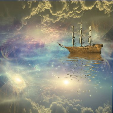 Yelkenli gemi yıldızlarda yelken açar.