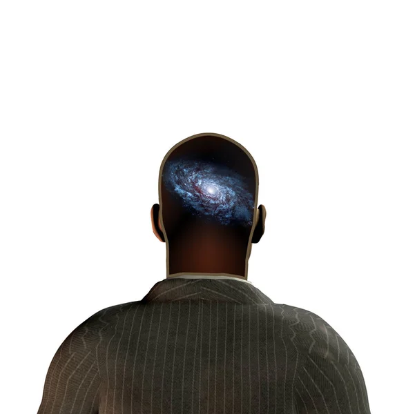 Galaxy Mind Rendering — Stock Photo, Image