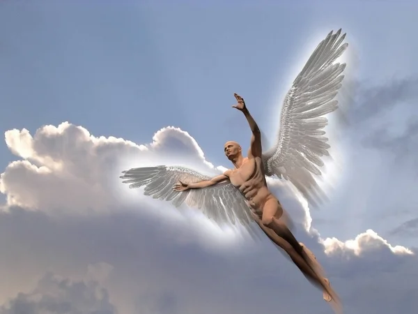 Angel Wings Rendering — Stock Photo, Image