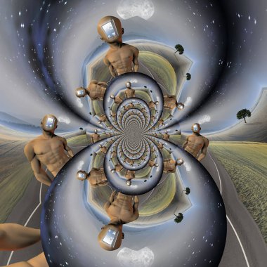 Zihnin kapılarını aç. 3B görüntüleme