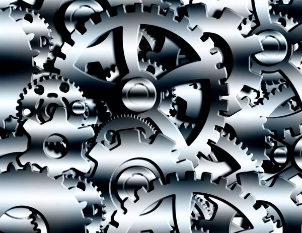 Cog Wheel Pattern Rendering — Stock Photo, Image