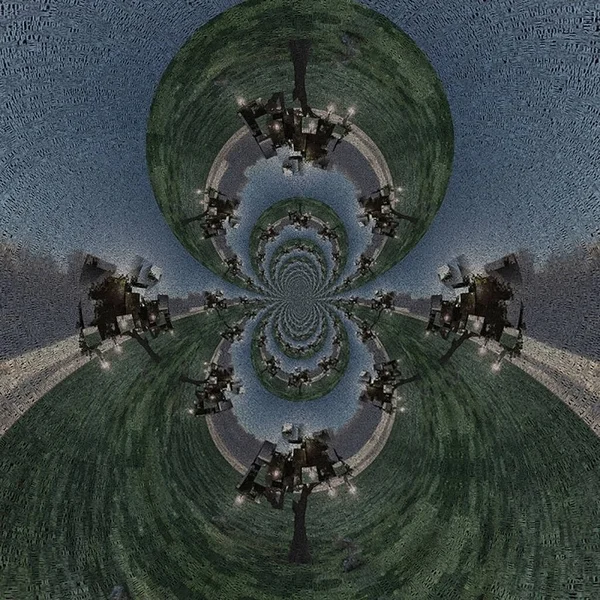Фрактал Абстрактного Дерева Рендеринг — стоковое фото