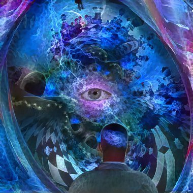 Sonsuzluğun görüntüsü. 3B görüntüleme