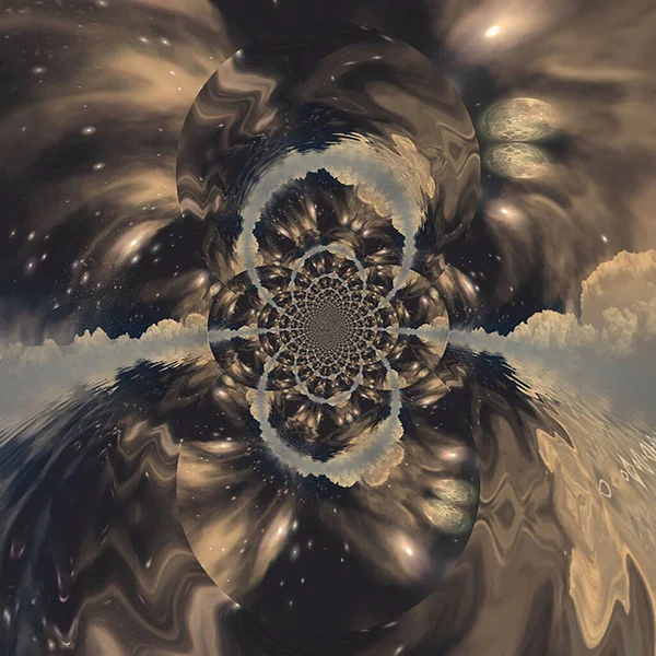 Fractal Del Cielo Surrealista — Foto de Stock