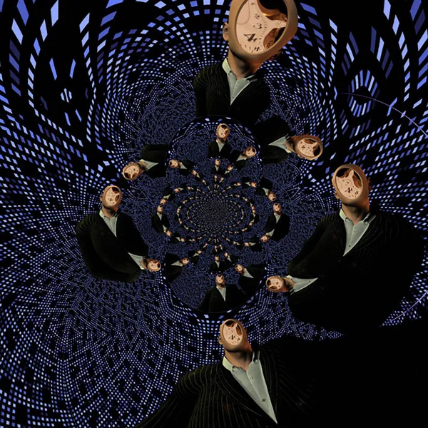 Faceless Men Fractal Rendering — Φωτογραφία Αρχείου