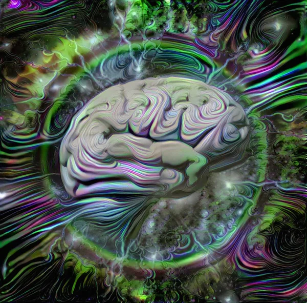 Human Brain Abstract Rendering — Stock Photo © rolffimages #489687102
