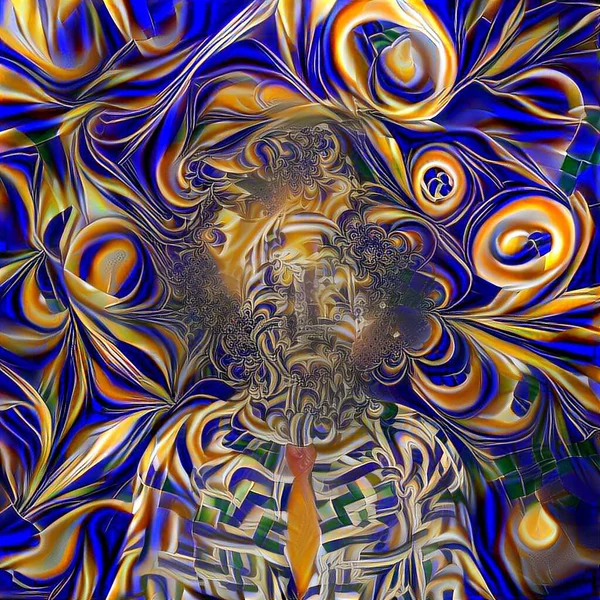 Abstracte Meditatie Digitale Kunst Weergave — Stockfoto