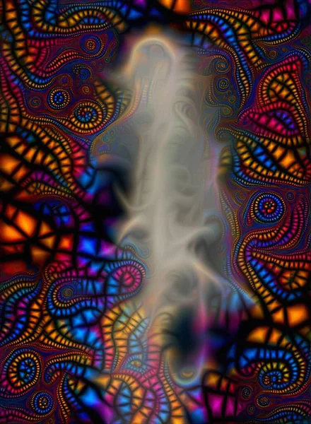 Spirit Abstract Arte Digital Renderizado — Foto de Stock